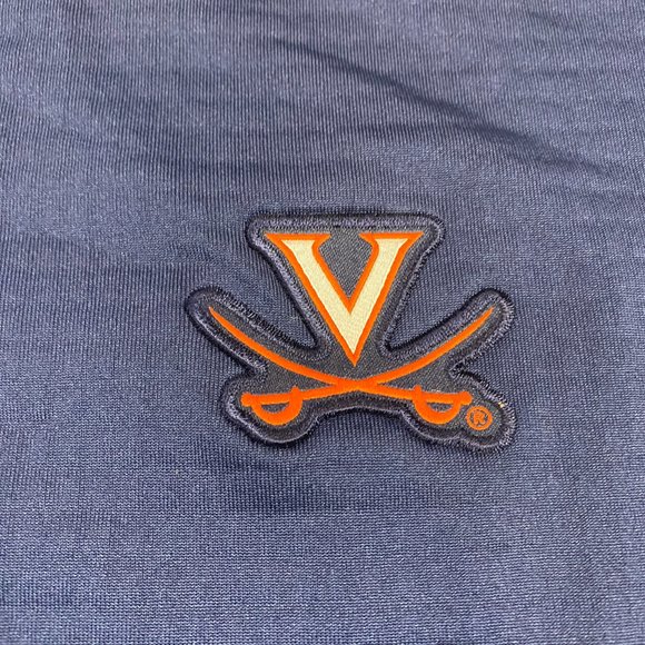 Nike University of Virginia Cavaliers Pullover Sweatshirt Crewneck Blue Small S - Picture 3 of 6